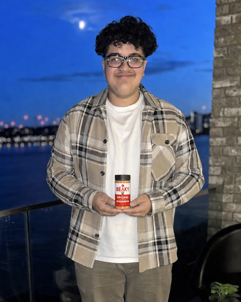 BEAKY seasoning with golden chips